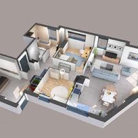 Plans 3D de logement